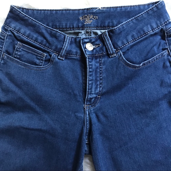Riders by Lee Capri Navy Jeans Size 8 - Picture 3 of 6
